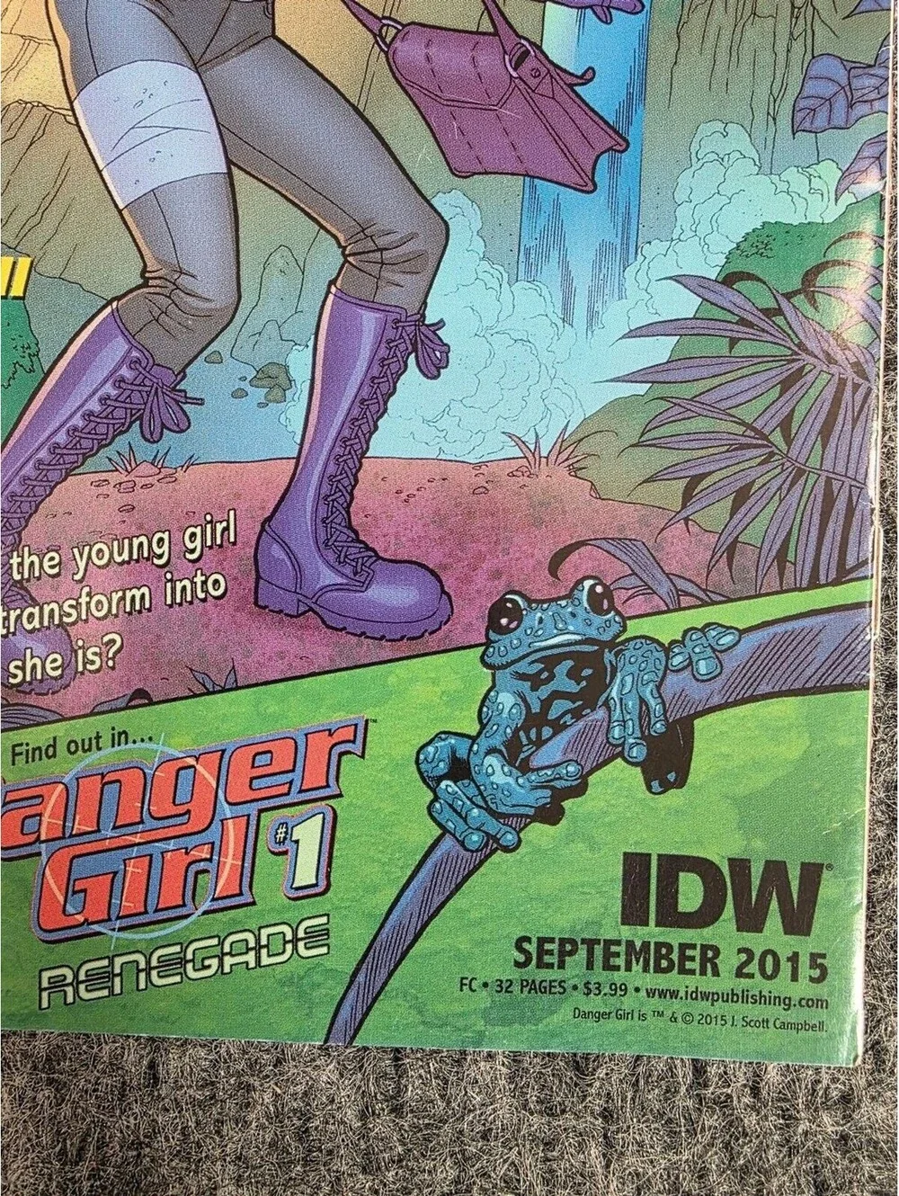 Danger Girl #1 Renegade Comic IDW 2015 Abbey Chase Spy Thriller